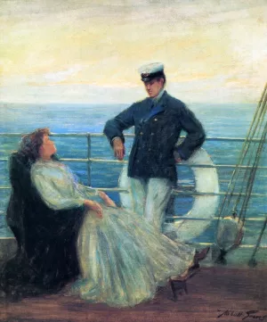 Flirtation by Abbott Fuller Graves Oil Painting