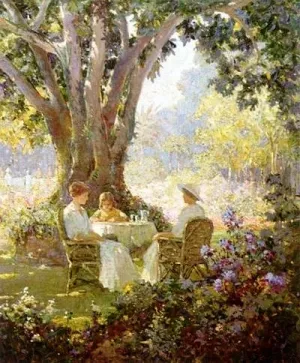 High Tea by Abbott Fuller Graves Oil Painting