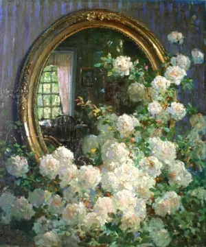 The Mirror by Abbott Fuller Graves Oil Painting