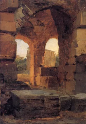 Arches of the Colosseum by Achille-Etna Michallon Oil Painting