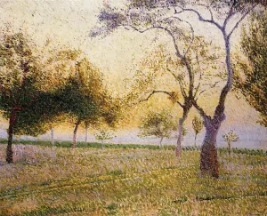 Landscape with Trees by Adrien Heymans Oil Painting