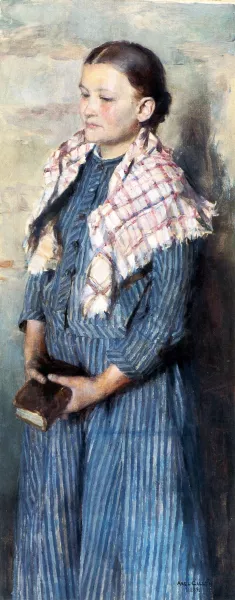 Church Girl by Akseli Gallen-Kallela Oil Painting
