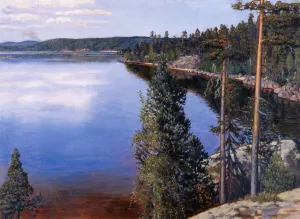 Landscape from Ruovesi by Akseli Gallen-Kallela Oil Painting