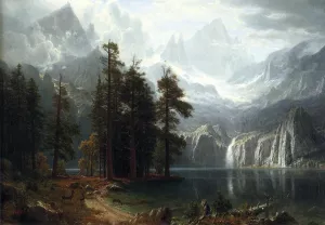Sierra Nevada by Albert Bierstadt Oil Painting