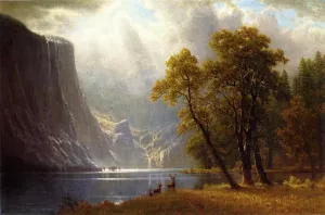 Yosemite Valley by Albert Bierstadt Oil Painting