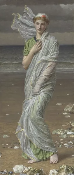 Seashells by Albert Joseph Moore Oil Painting