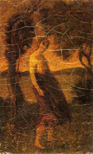 A Country Girl by Albert Pinkham Ryder Oil Painting