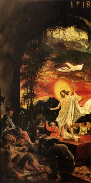 Resurrection Of Christ by Albrecht Altdorfer Oil Painting