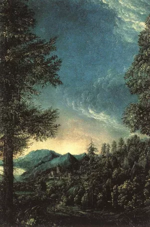 The Danube Valley Near Regensburg by Albrecht Altdorfer Oil Painting