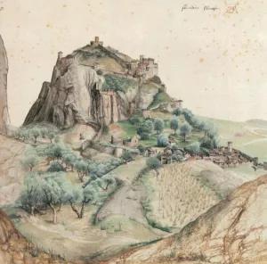 Castle and Town of Arco by Albrecht Duerer Oil Painting