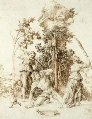 Death of Orpheus by Albrecht Duerer Oil Painting