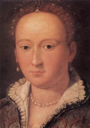 Portrait of a Woman by Alessandro Allori Oil Painting