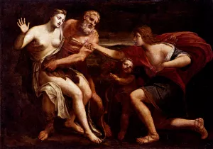 Cephalus and Procris by Alessandro Turchi Oil Painting