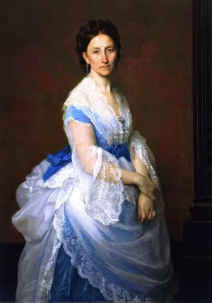 Baroness Paul von Derwies by Alexandre Cabanel Oil Painting
