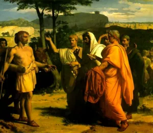 Cincinnatus Receiving Deputies of the Senate by Alexandre Cabanel Oil Painting