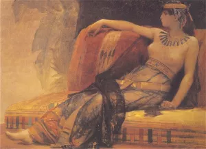 Cleopatra Study by Alexandre Cabanel Oil Painting