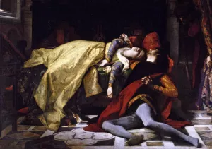 Death of Francesca da Rimini and Paolo Malatesta by Alexandre Cabanel Oil Painting