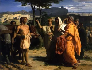 Envoys of the Senate Offer the Dictatorship to Cincinnatus by Alexandre Cabanel Oil Painting