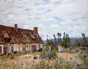Abandoned Cottage by Alfred Sisley Oil Painting