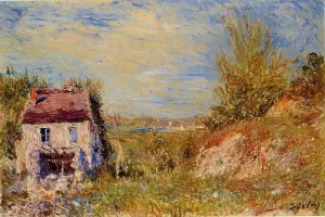 Abandoned House by Alfred Sisley Oil Painting