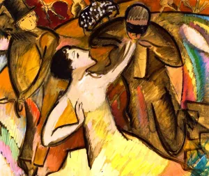 At the Ball by Alice Bailly Oil Painting