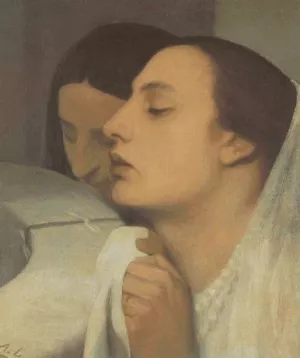 Communion by Alphonse Legros Oil Painting