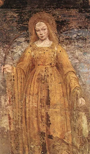 St Catherine of Alexandria by Ambrogio Bergognone Oil Painting