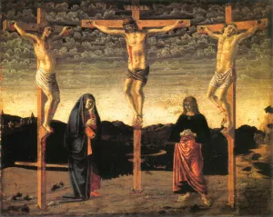 Crucifixion by Andrea Del Castagno Oil Painting