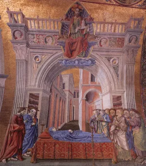 Dormition of the Virgin by Andrea Del Castagno Oil Painting
