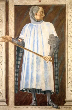 Famous Persons Niccolo Acciaiuoli by Andrea Del Castagno Oil Painting