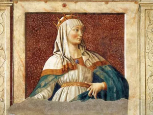 Famous Persons: Queen Esther Oil painting by Andrea Del Castagno