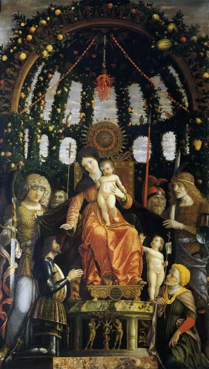 Madonna of Victory by Andrea Mantegna Oil Painting