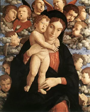 The Madonna of the Cherubim by Andrea Mantegna Oil Painting