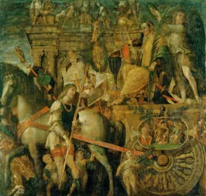 The Triumphs of Caesar by Andrea Mantegna Oil Painting