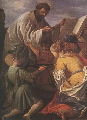 Saint Francis Xavier by Andrea Pozzo Oil Painting