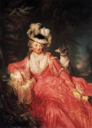 Wilhelmine Encke, Countess Lichtenau by Anna Dorothea Therbusch Oil Painting