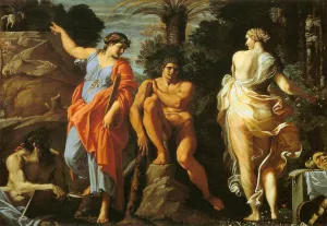 The Choice of Heracles by Annibale Carracci Oil Painting