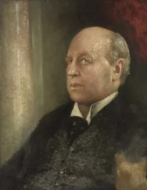 Portrait of Henry James by Annie Louisa Swynnerton Oil Painting