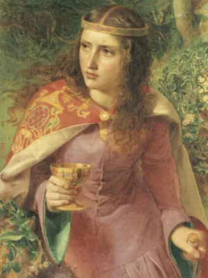 Queen Eleanor by Anthony Frederick Sandys Oil Painting