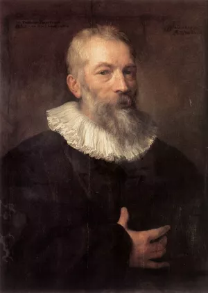 Portrait of the Artist Marten Pepijn by Anthony Van Dyck Oil Painting