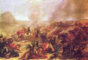 Schlacht von Nazareth by Antoine-Jean Gros Oil Painting