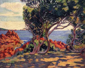 Agay, at Cap Long by Armand Guillaumin Oil Painting