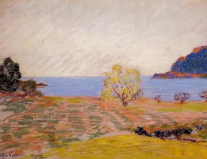Agay Landscape by Armand Guillaumin Oil Painting