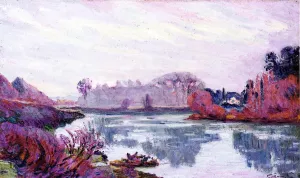 Banks of the Marne in Winter by Armand Guillaumin Oil Painting