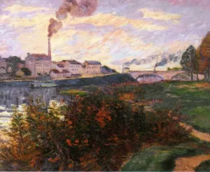 Banks of the Marne by Armand Guillaumin Oil Painting