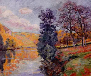Crozant - Echo Rock by Armand Guillaumin Oil Painting