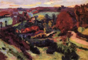Crozant in Autumn by Armand Guillaumin Oil Painting