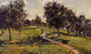 Damiette - Apple Trees by Armand Guillaumin Oil Painting