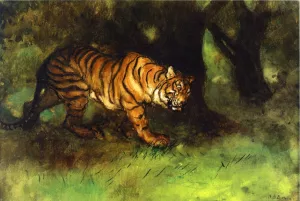 The Tiger by Arthur B. Davies Oil Painting
