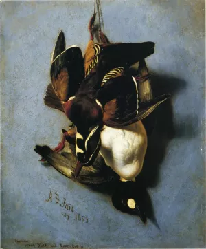 American Wood Duck and Golden Eye by Arthur Fitzwilliam Tait Oil Painting